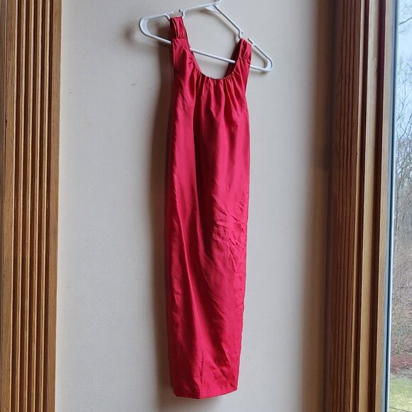 Banana Republic Fuchsia Criss Cross Back Sleeveless Shift Dress Size XS - Picture 3 of 16